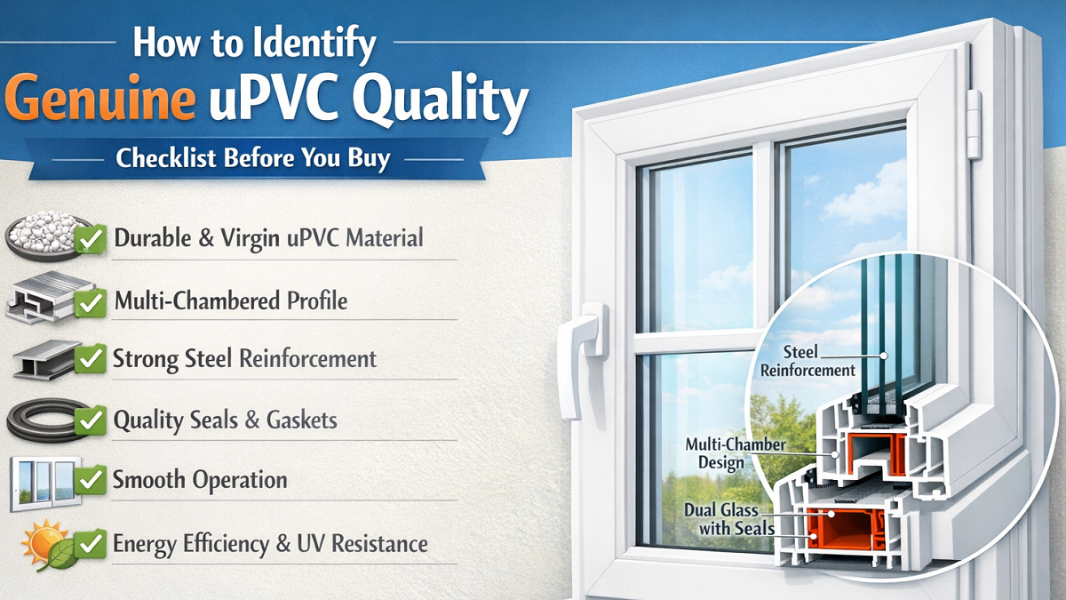 How to Identify Genuine uPVC Quality (Checklist Before You Buy)