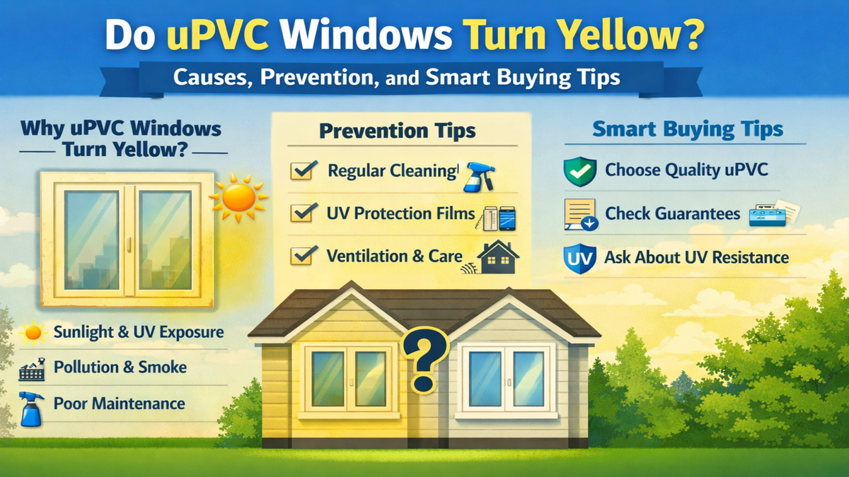 Do uPVC Windows Turn Yellow? Causes, Prevention, and Smart Buying Tips