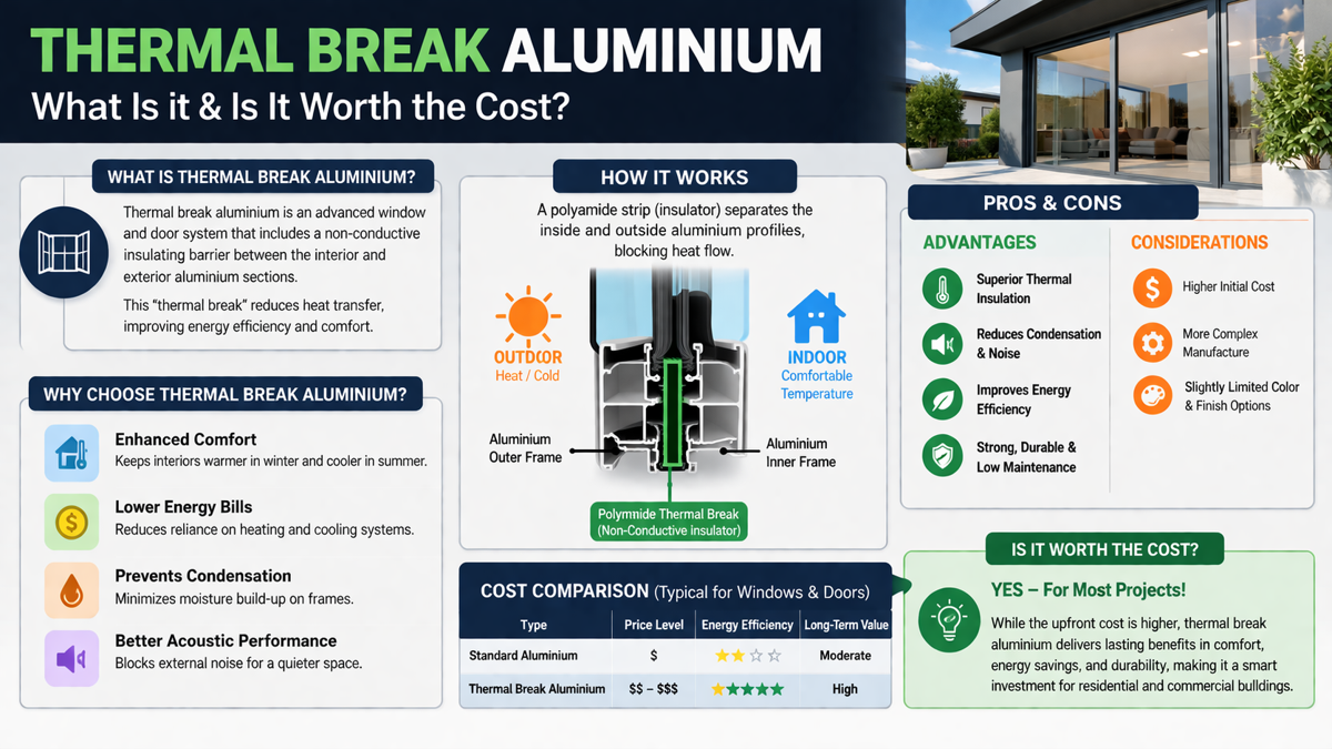 What is Thermal Break Aluminium? Is It Worth the Cost?